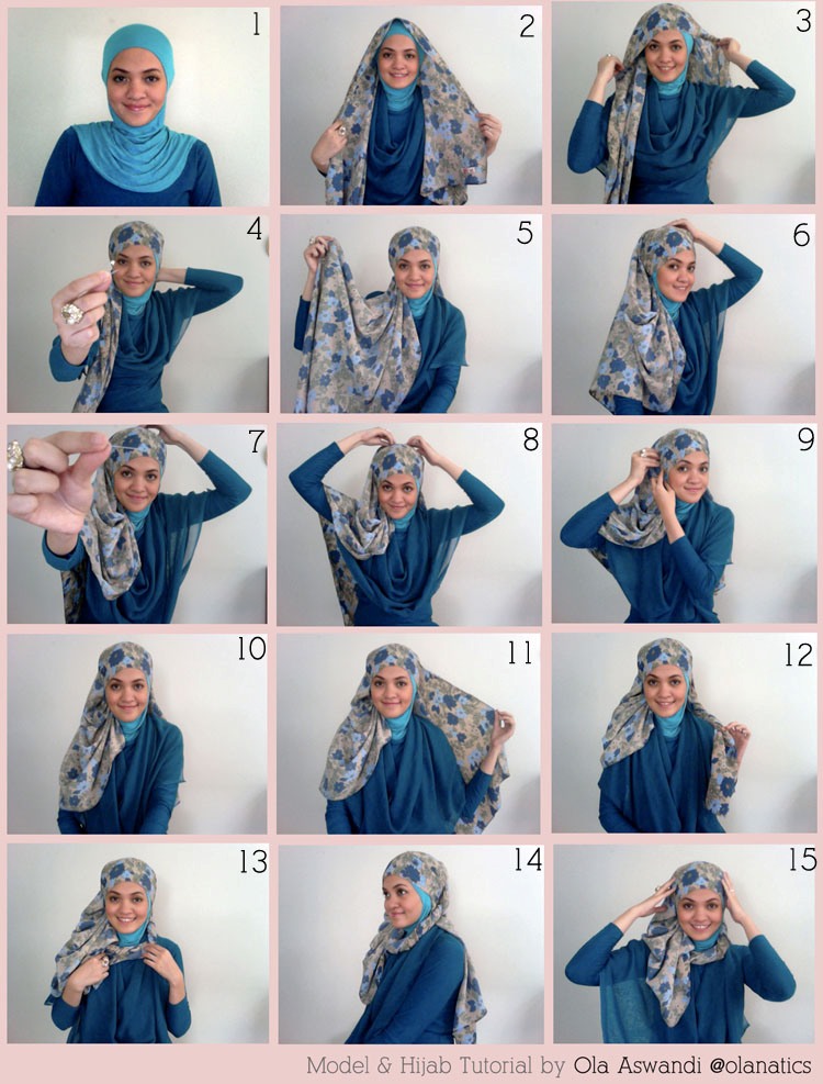Cara memakai hijab  aisahbp
