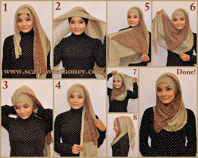 Cara memakai hijab #3  aisahbp